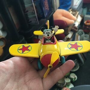 Vintage Die Cast M I C K E Y Toy plane
